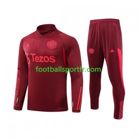Manchester United Ensemble Sweat d'entrainement Rouge 2023-2024